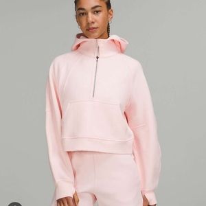 Strawberry Milkshake Lululemon Scuba 1/2 Zip Hoodie. Pink lululemon.
